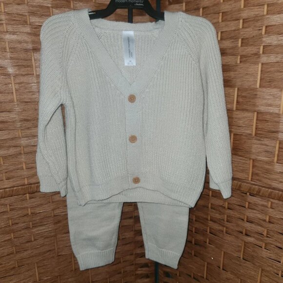 Modern Moments Baby Cardigan Sweater & Jogger 2-Piece Set - Size 18m - NWT - Picture 1 of 3
